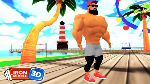 iron muscle 3d bodybuilding game fitness game workout game. this game not a fitness app or workout app, but you can play!