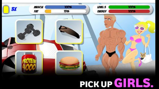iron muscle bodybuilding fitness workout game girls